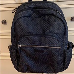 Vera Bradley Large Campus Laptop Backpack - Denim